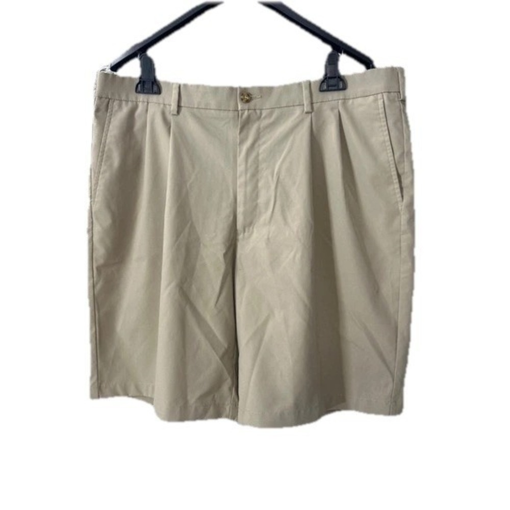Pro Tour CoolPlay Khaki Tan Golf Shorts Men's Size 38 Chino Flat Front Polyester